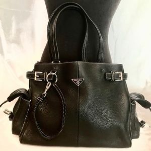 Prada Vitello Daino side pocket bag